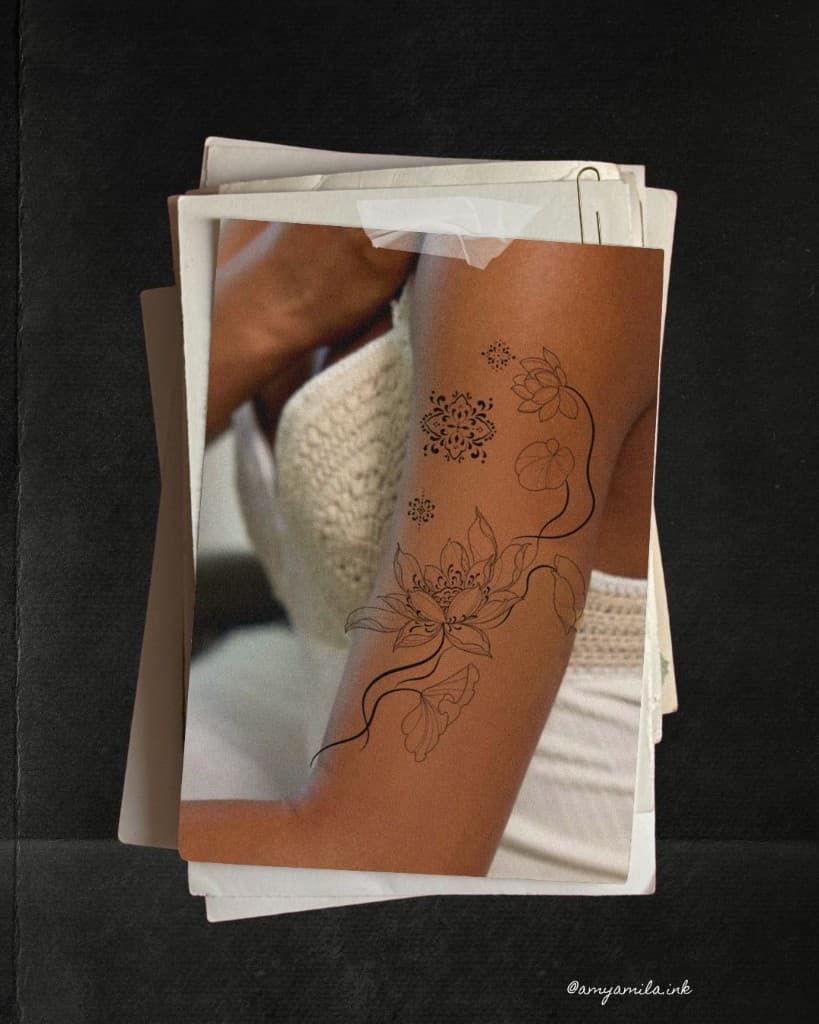 Pre-drawn design