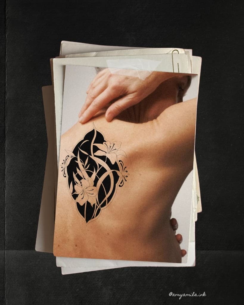 Pre-drawn design
