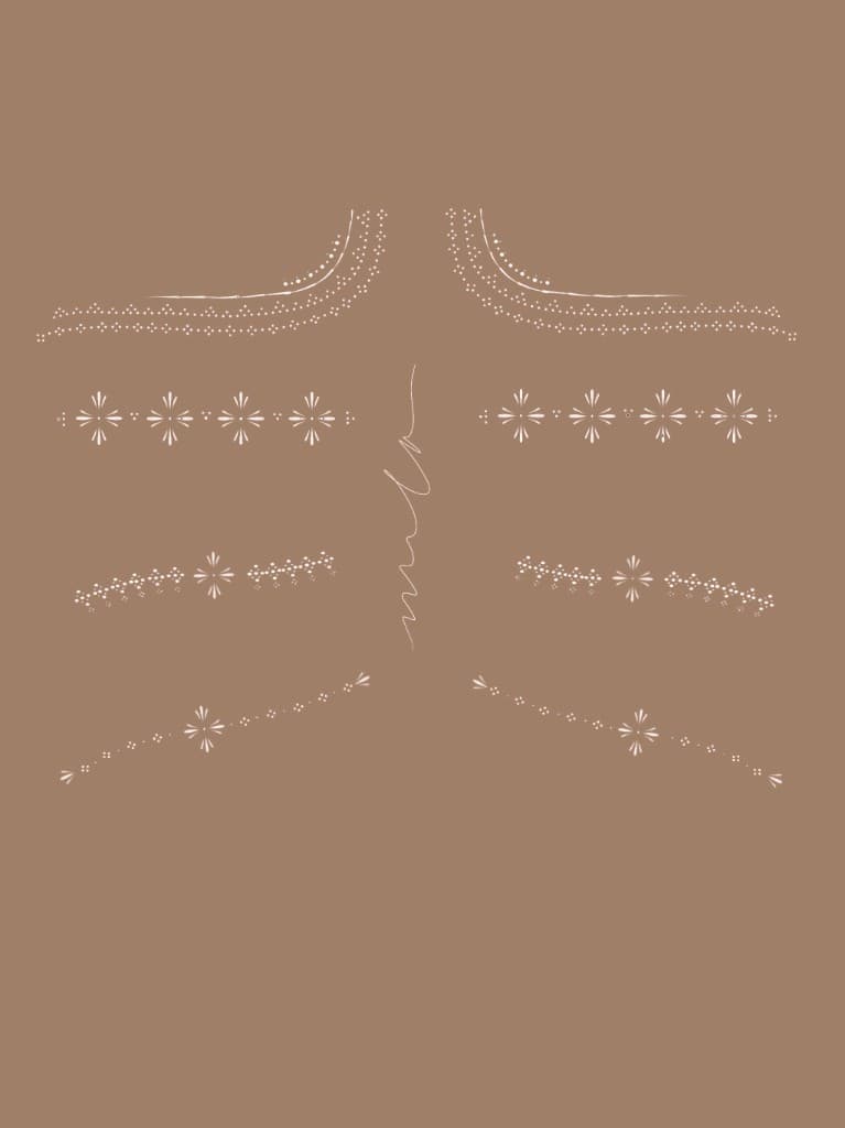 Pre-drawn design