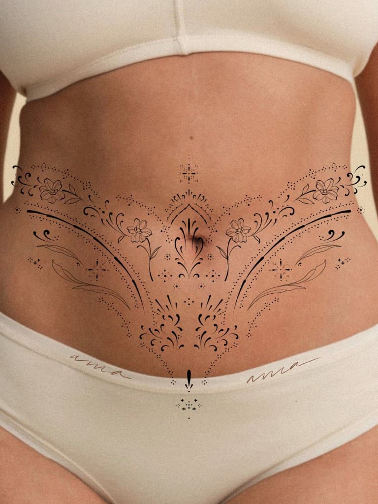 Pre-drawn design